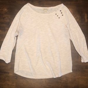 Lucky Brand Womens Long Sleeve Top Large